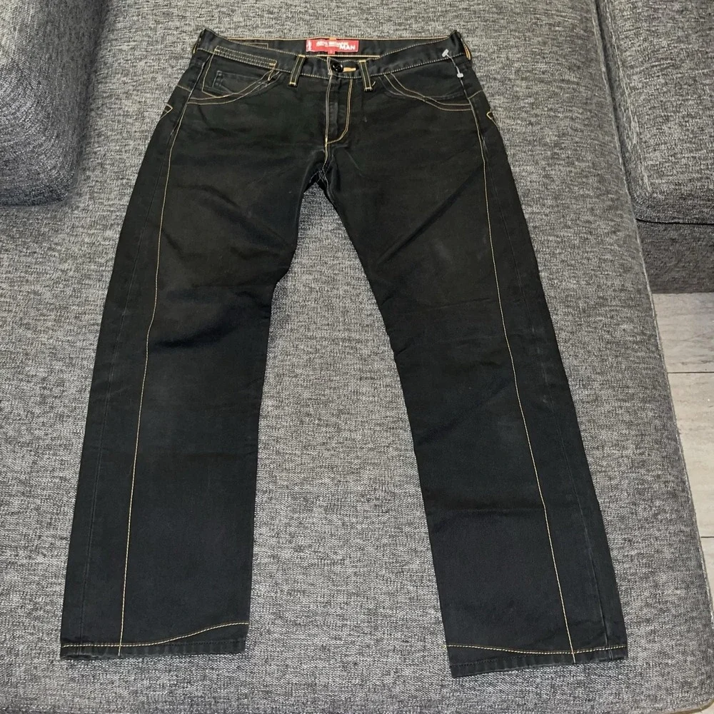 Comme Des Garcons Junya Watanabe MAN X Levi's Jeans Mens 30x26 Black WG-P016